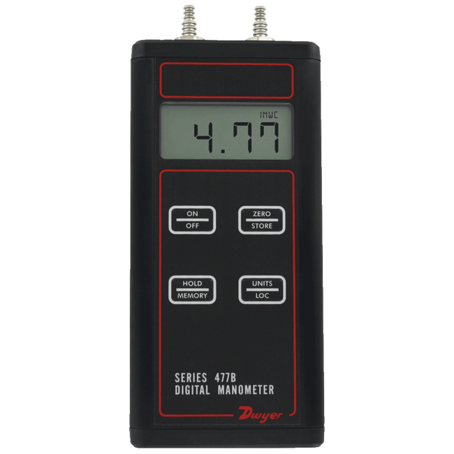 Dwyer Handheld Digital Manometer, Series 477B